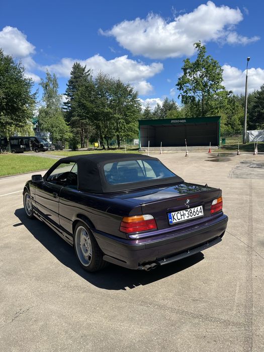 BMW E36 2.8 Cabrio Technoviolett, mpakiet vin, klimatyzacja, s24, manual