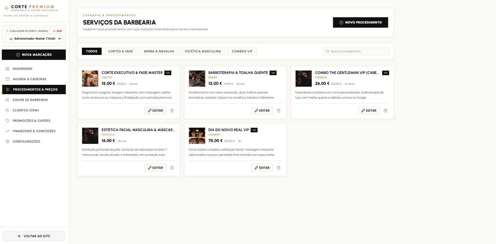 Tenha um Site Profissional para a Sua Barbearia por Apenas 75€/Mês