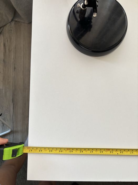 Biurko białe 120x60 wysokość 75 cm