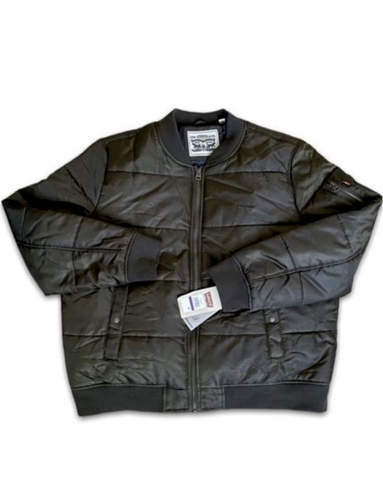 L 40 48 xxl 44 52 levis бомбер демісезон зимовий хакі куртка вітровка