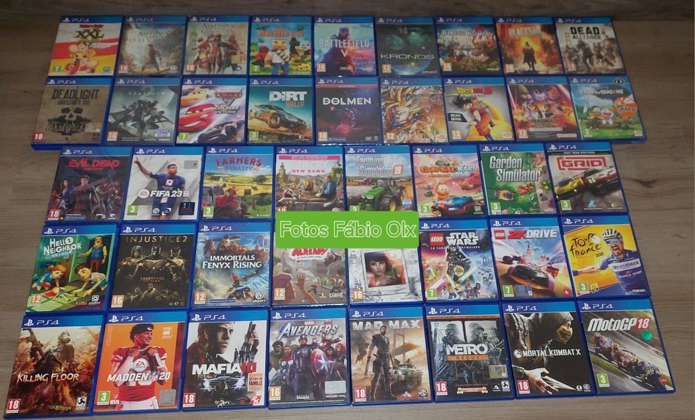 Jogos Ps4 Originais Novos & Usados Ler Anúncio  ( Desde 10€)