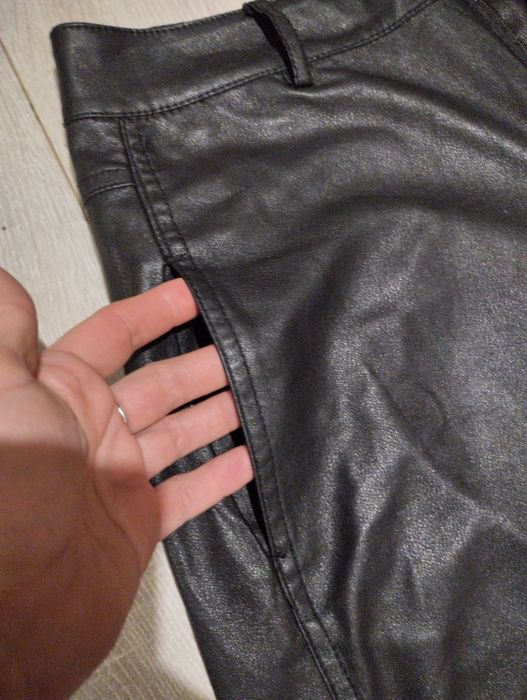 Шкіряні штани Zara, кожанние брюки