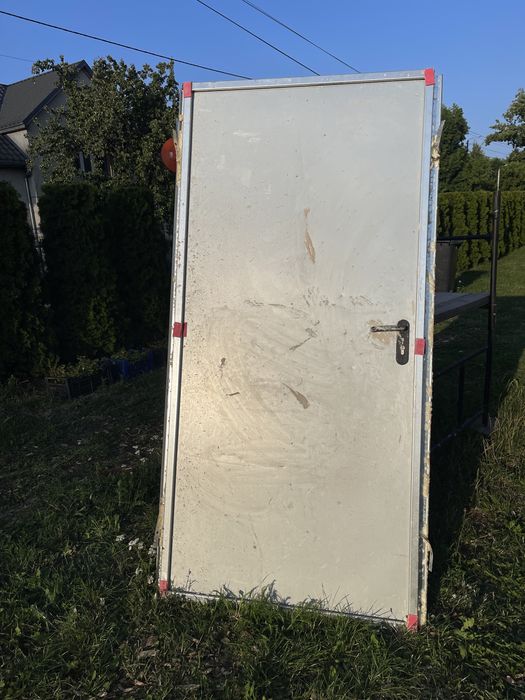 Drzwi stalowe techniczne budowlane 90, prawe