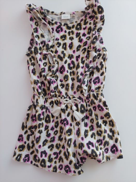 Krótki kombinezon letni w panterkę next 18-24m 86-92cm