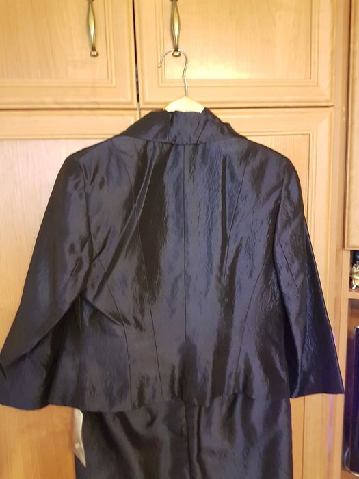 Garsonka sukienka weselna plus żakiet rozmiar 42