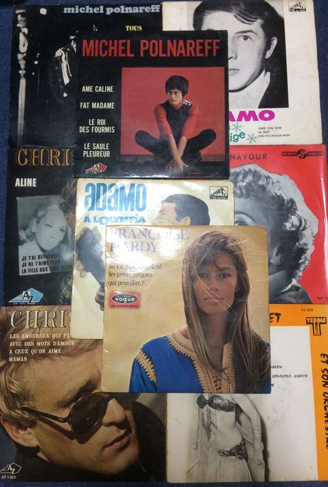 Vinis de 45 RPM de música francesa