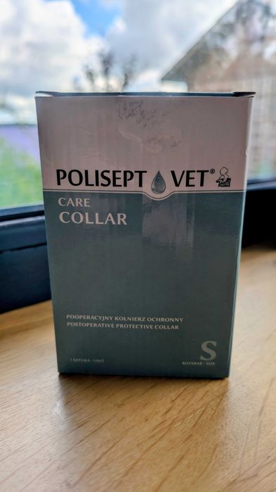 pooperacyjny kołnierz ochronny dla kota POLISEPT VET (rozmiar S)
