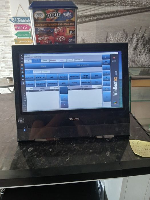Computador impressora gaveta