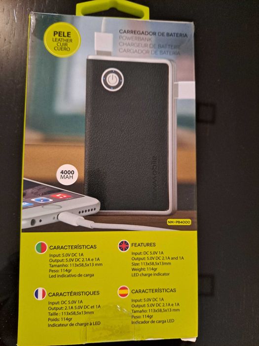 Powerbank 4000 Mah Carregador de bateria