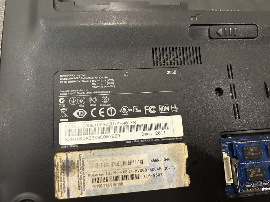 Asus Eee PC X101/ Samsung NP305u1a