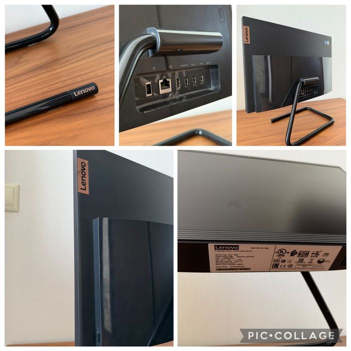 Monitor + teclado + rato Lenovo