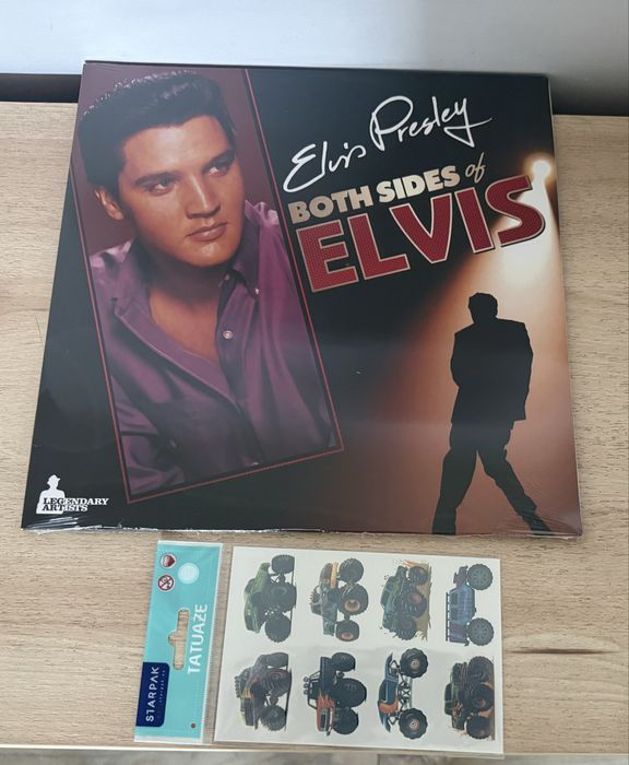 Płyta winylowa Elevis Presley płyta do gramofonu i gratis tatuaże auta samochody