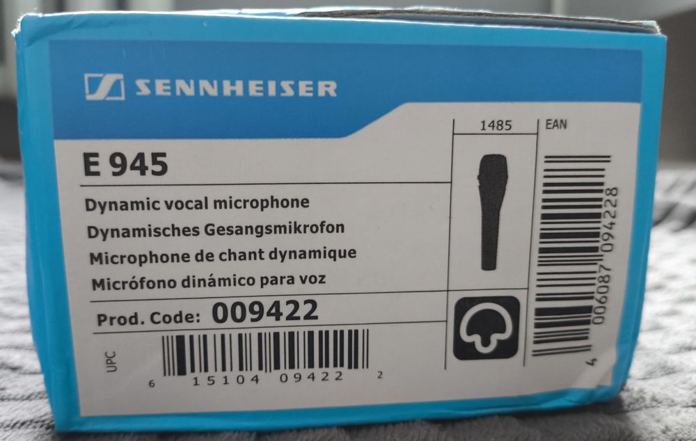 Mikrofon dynamiczny sceniczny Sennheiser E945 Evolution 900 stan idealny