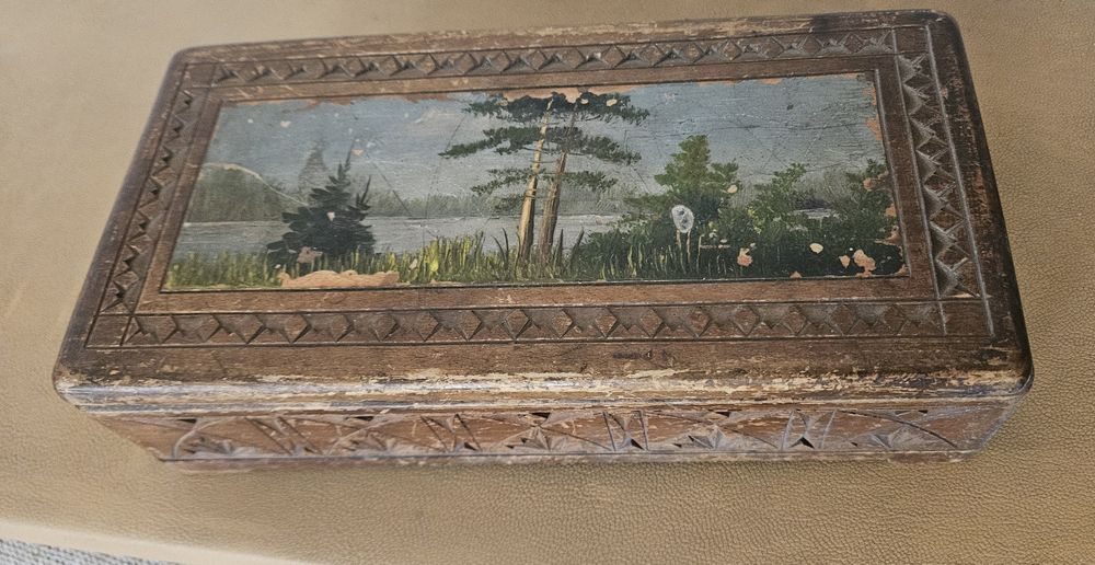 Шкатулка скринька старовинна