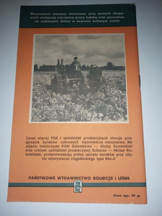 Mały poradnik rolnika Nr. 22  1954r