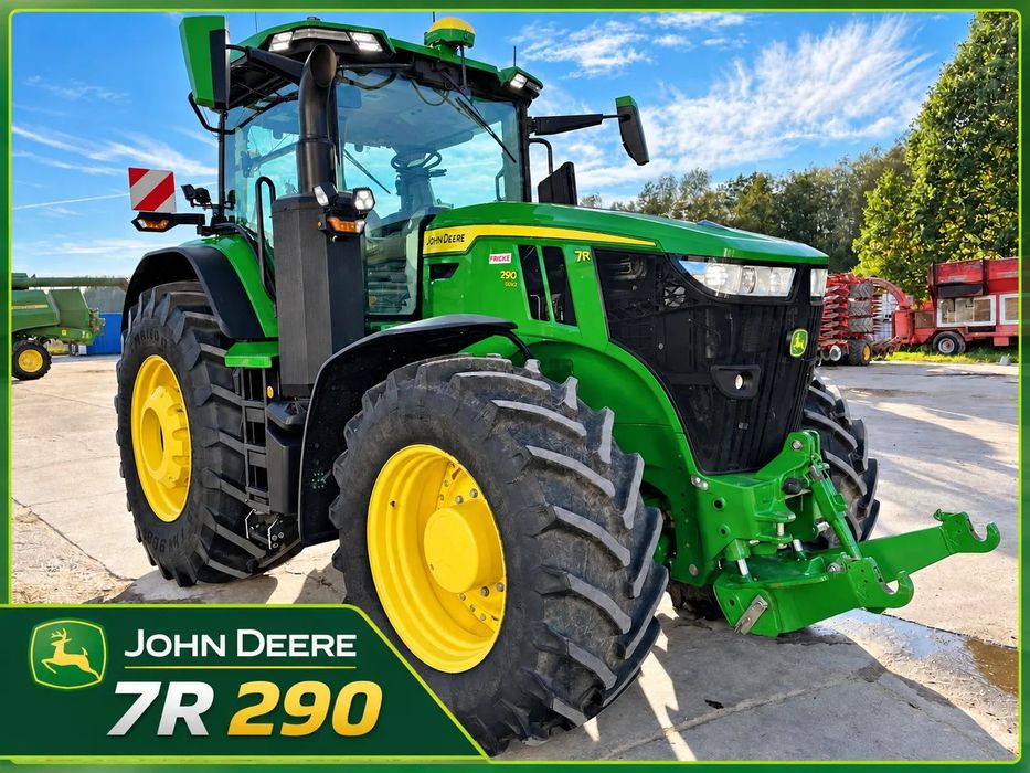 John Deere 7R290  John Deere 7R 290 GEN 2 | 2023 | 1105 mth | 332 KM z IPM | e23 50 km/h