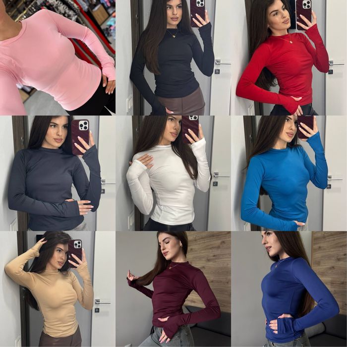 Лонгслів 2 шт, приємний до тіла віскоза Туреччина 42-44, 46-48