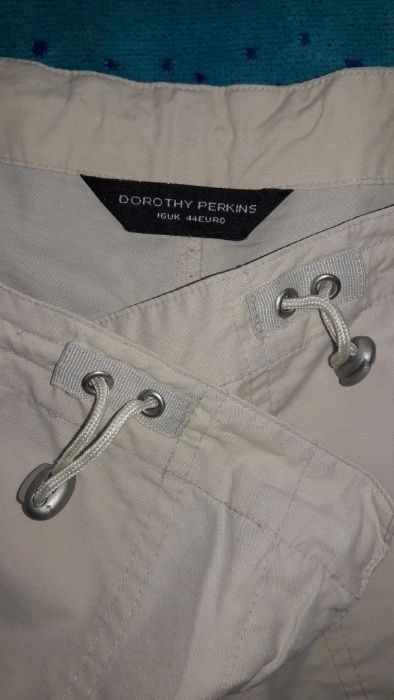 Штаны летние, фирменные "dorothy perkins", 70% коттон, 48-50 размер