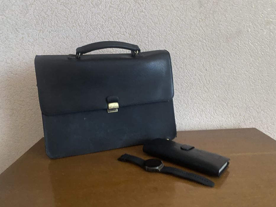 портфель  мужской кожа