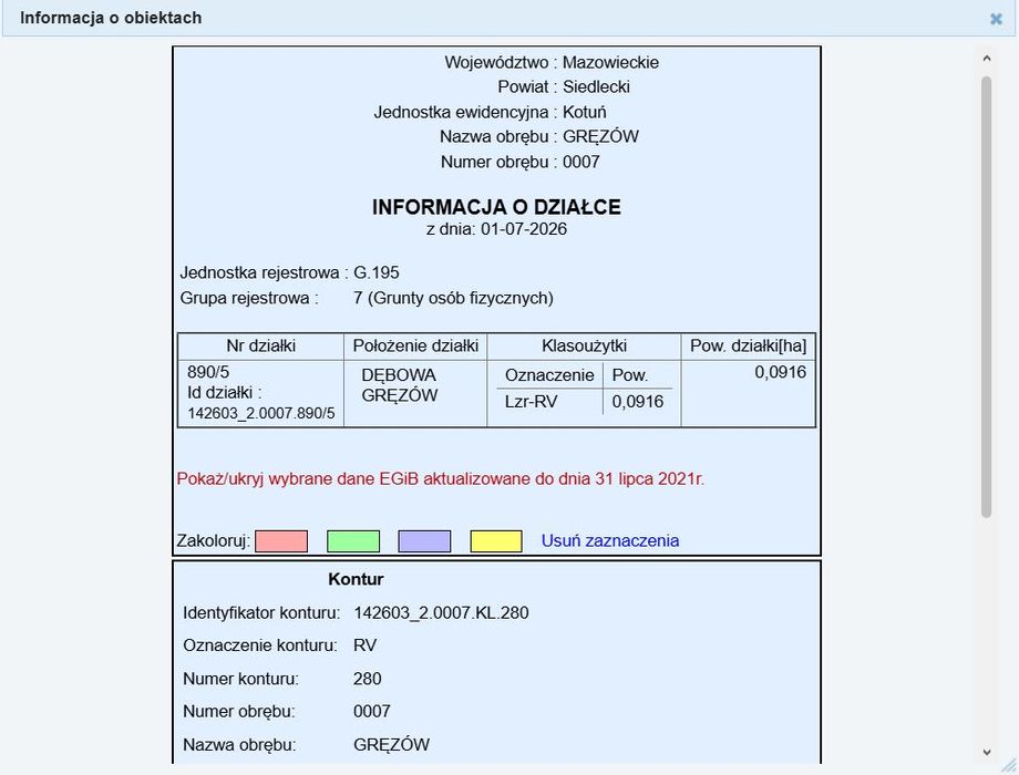 Działka budowlana - Gręzów, 916 m² | spokojna i zielona okolica | przy lesie - Widok 4