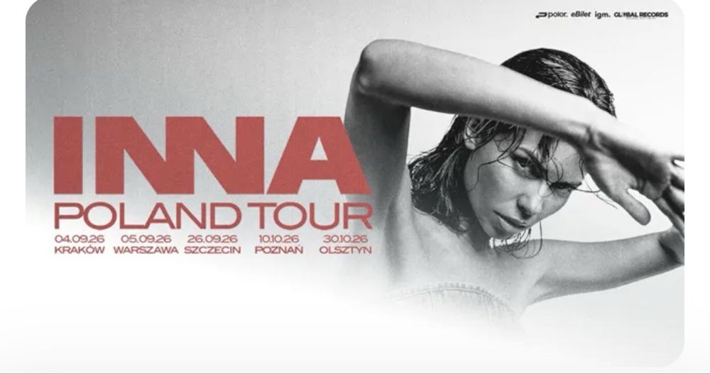 Квиток Inna Poland tour Warsaw 05.09.2026