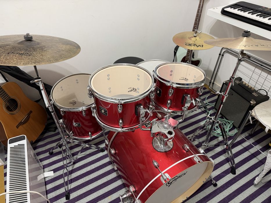 Bateria gretsch energy studio vermelha