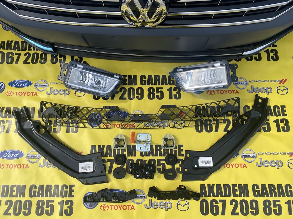 бампер передній passat B8 , USA , B7 передний