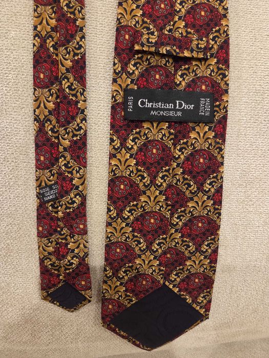 Gravatas Christian Dior Monsieur – 100% Seda – Made in France – Handmade