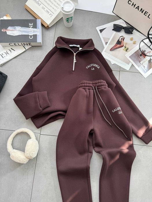 В наличии! Стильный женский теплый костюм + Подарок*