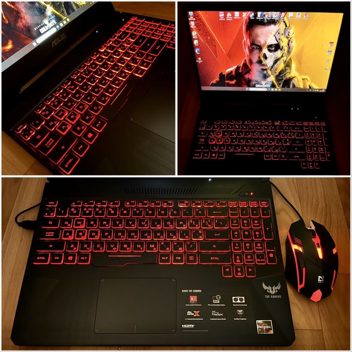 Asus TUF Gaming / 120Гц / Ryzen 5 / RX 560X / 16Gb / SSD+HDD / игры + комплект