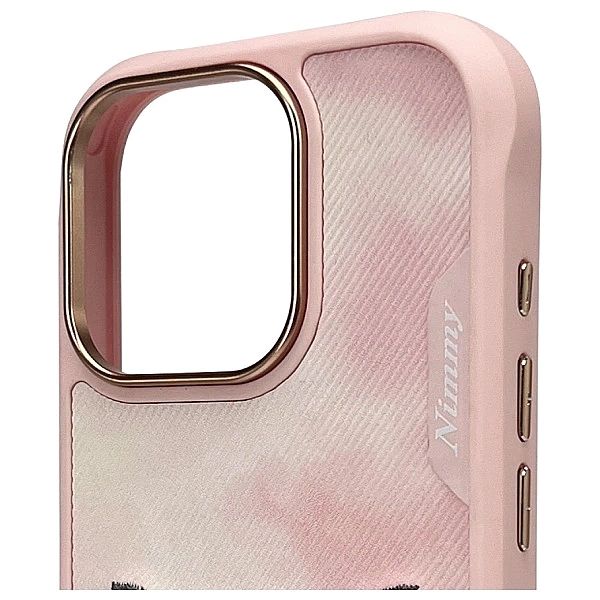 Etui Nimmy Big Eyed Pet 2.0 Cat na iPhone 16 Pro Max - różowe