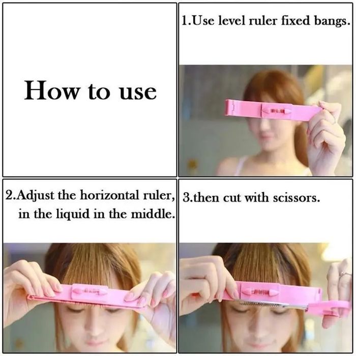 Régua para corte de cabelo