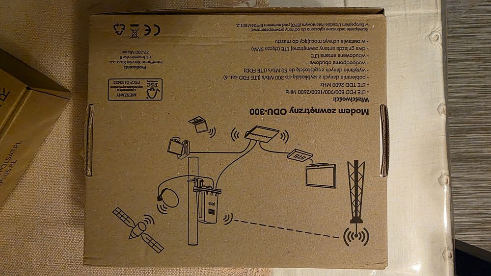 Router GSM ODU IDU 300 bez blokady SIM 2.4 i 5G stan idealny