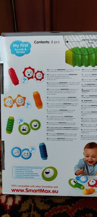 9м+ Набір магнітних іграшок SmartMax My First Sounds and Senses