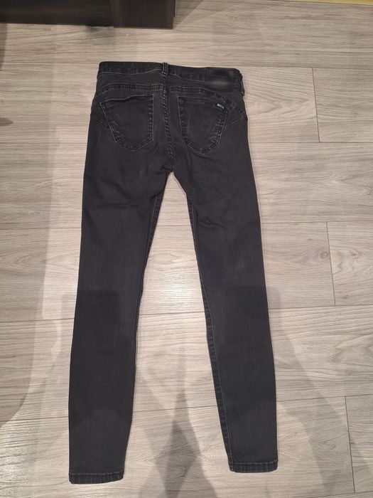 Spodnie jeansowe skinny czarne big star