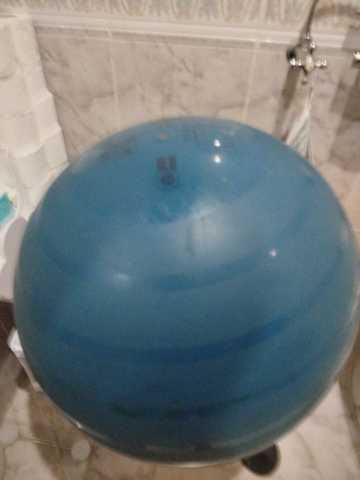Bola de Ginástica e Pilates Tamanho 1 Resistente 55 cm Azul Domyos da Decathlon