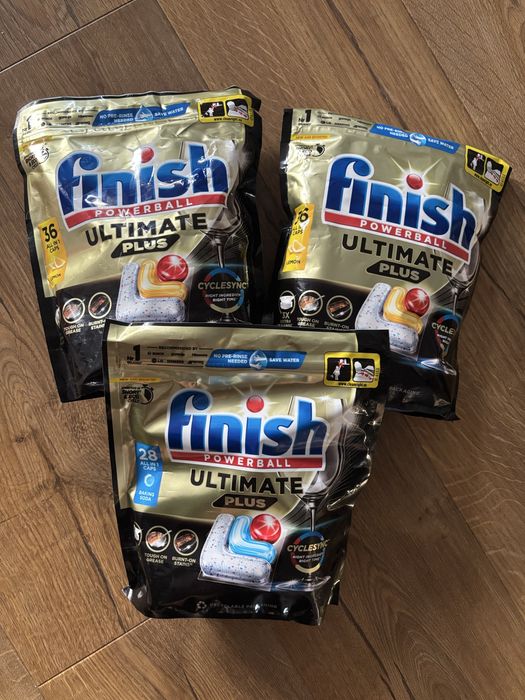 Finish ultimate plus kapsulki do zmywarki 100szt i quantum 70szt