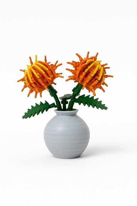 KLOCKI Aksamitka w wazoniku