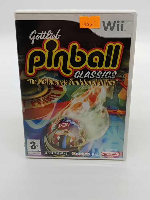 gottlieb pinball classics nintendo wii pudełkowa
