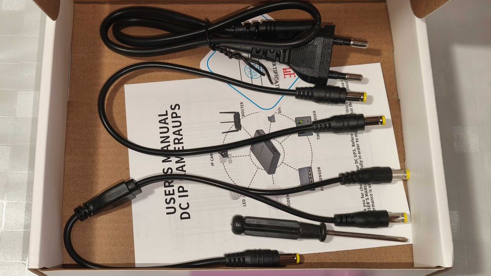 UPS 1018L для безперебійного живлення роутеру 5, 9, 12V9