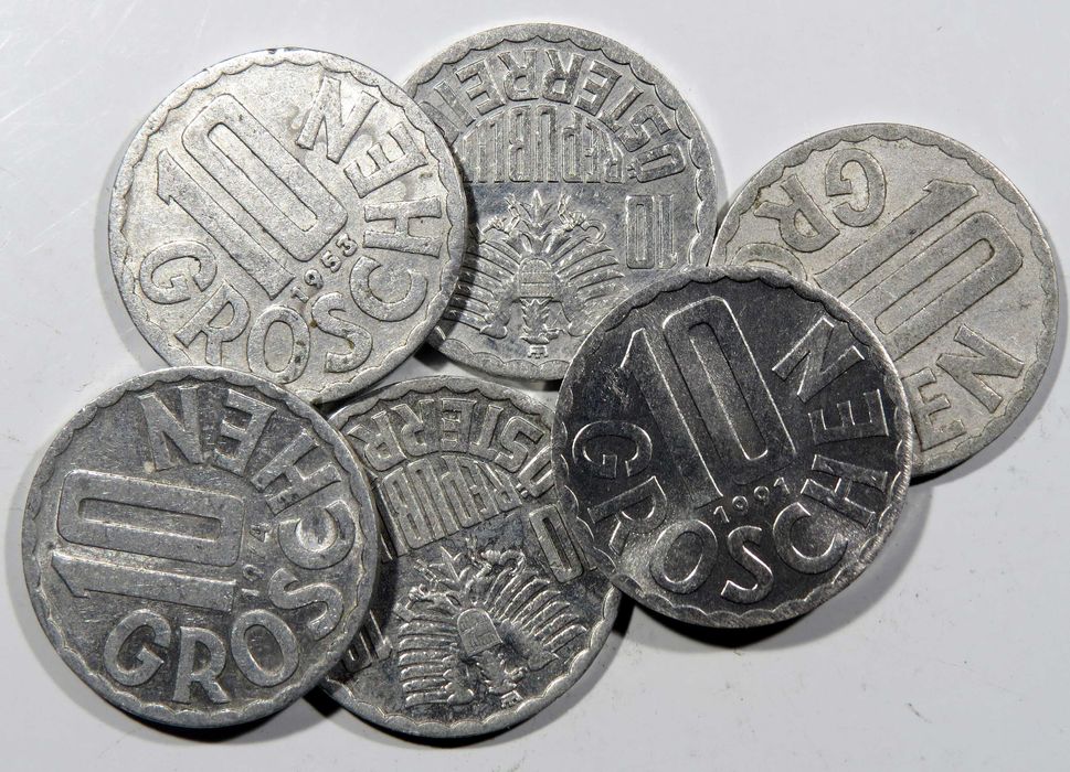 MOEDAS Austria - Lote só 1€