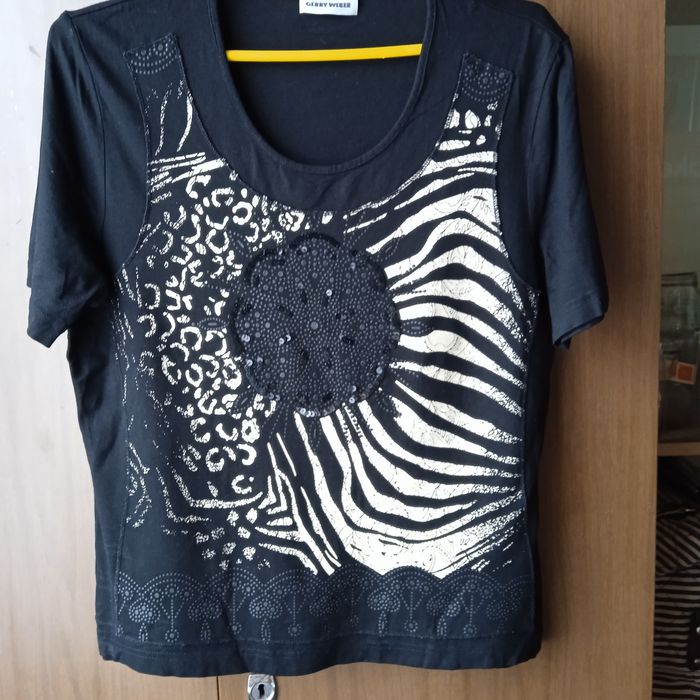 Gerry Weber Czarna bluzka r M/L stan bardzo dobry