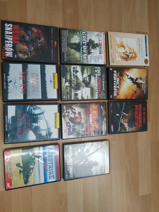 Filmy sensacyjne i wojenne DVD