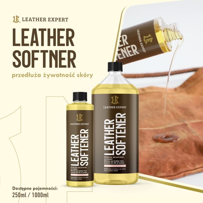 leather expert softener zmiękczanie skór 250ml le-15-s250