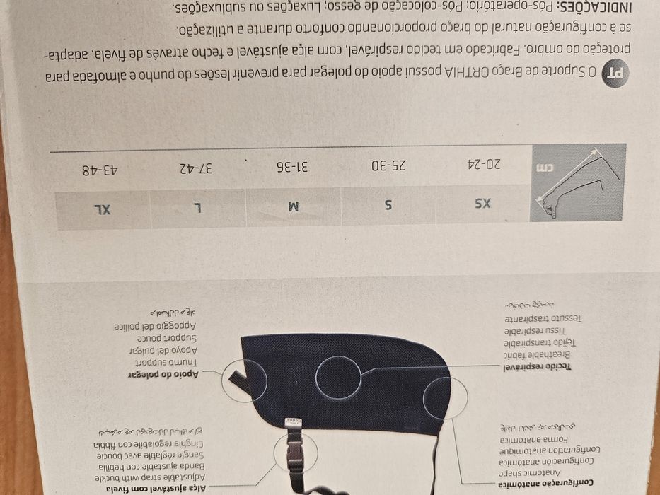 Suporte para braço