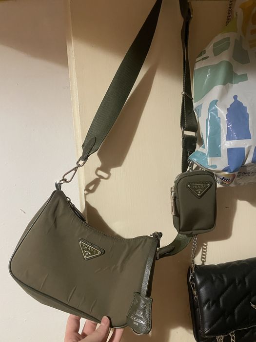 torebka Prada nylon re edition khaki chanel saint laurent