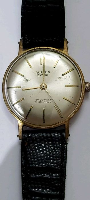 Relógio masculino marca AUREUS Extra Swiss Vintage