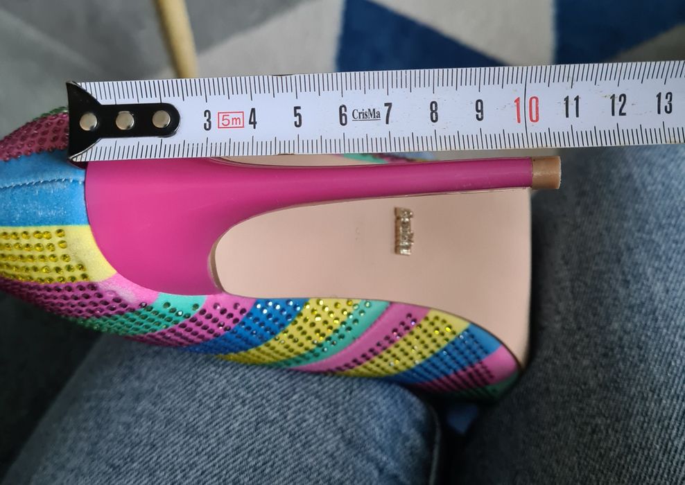 Szpilki kolorowe r.39