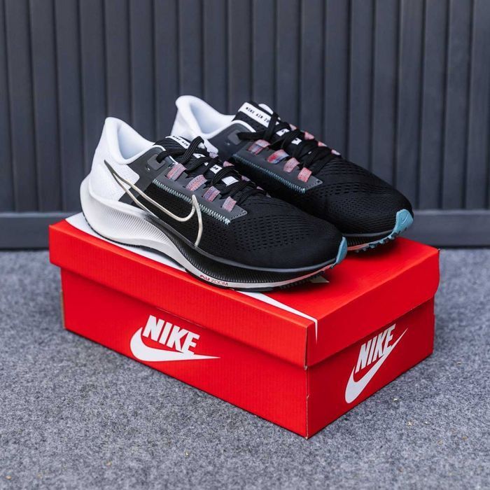 Кросівки Nike Air Zoom Pegasus 38 White/Black premium