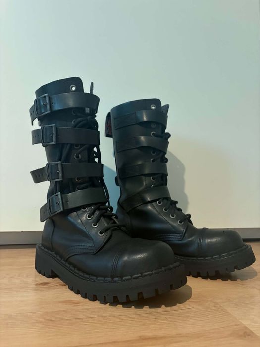 Glany STEADY'S 15 ,czarne ,4 klamry, rozm.39